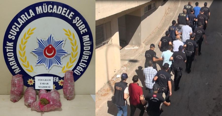 Şanlıurfa’da uyuşturucu operasyonu: 7 tutuklama