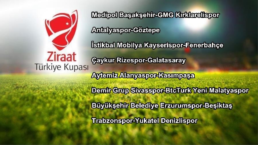Kupada son 16 turu eşleşmeleri belli oldu