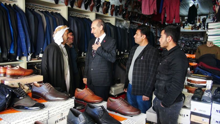 BAŞKAN YALÇINKAYA YENİ HAFTAYA ESNAF ZİYARETLERİYLE BAŞLADI