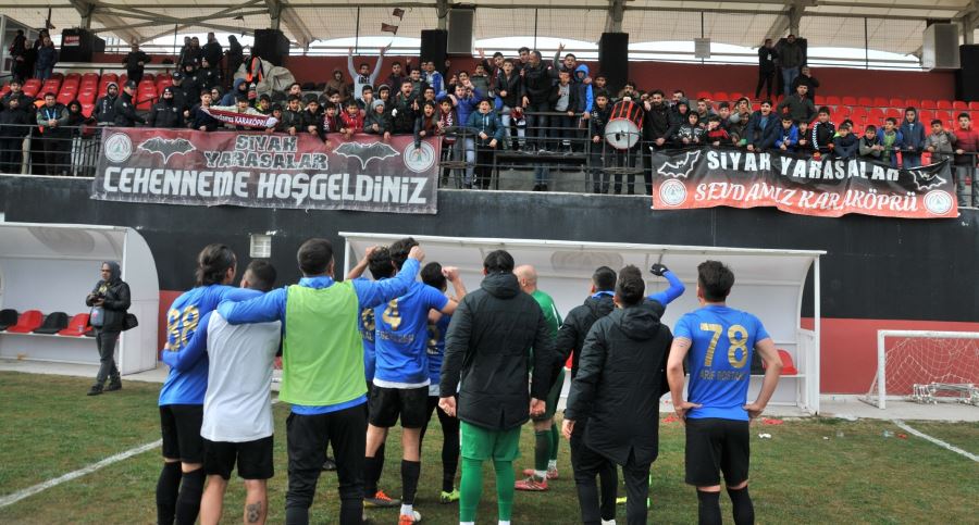 KARAKÖPRÜ BELEDİYESPOR TEK ATTI ÜÇ ALDI