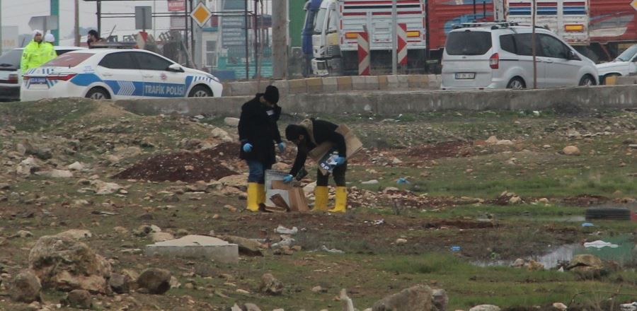 Boş arazide bulunan bilye ile güçlendirilmiş patlayıcı imha edildi