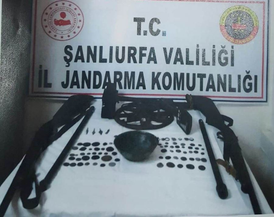 Şanlıurfa’da 104 adet tarihi eser ele geçirildi