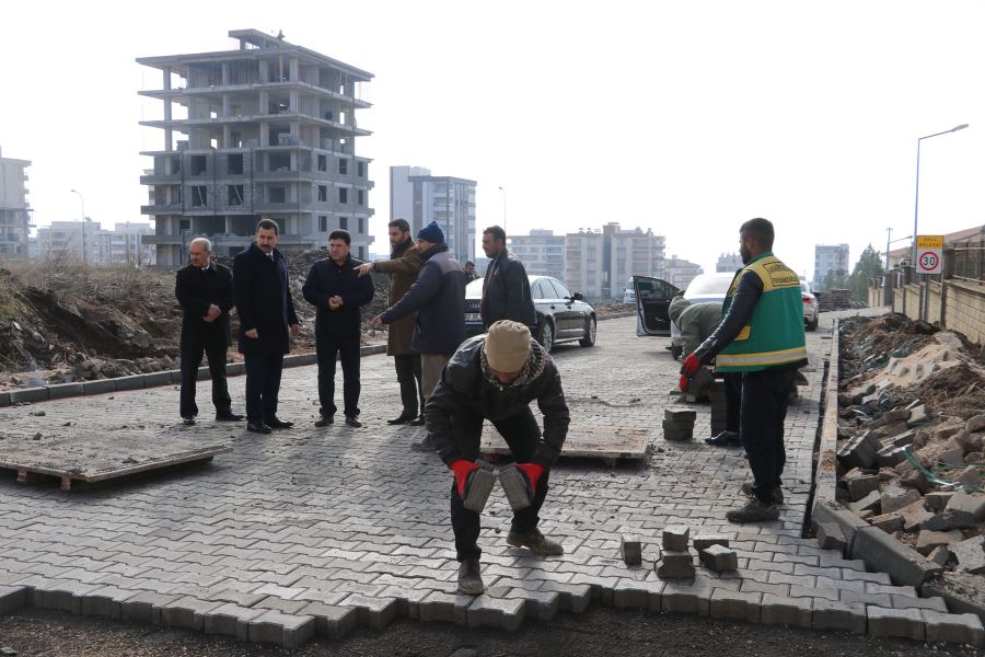 BAŞKAN BAYDİLLİ ALANDA ÇALIŞMALARI İNCELEDİ
