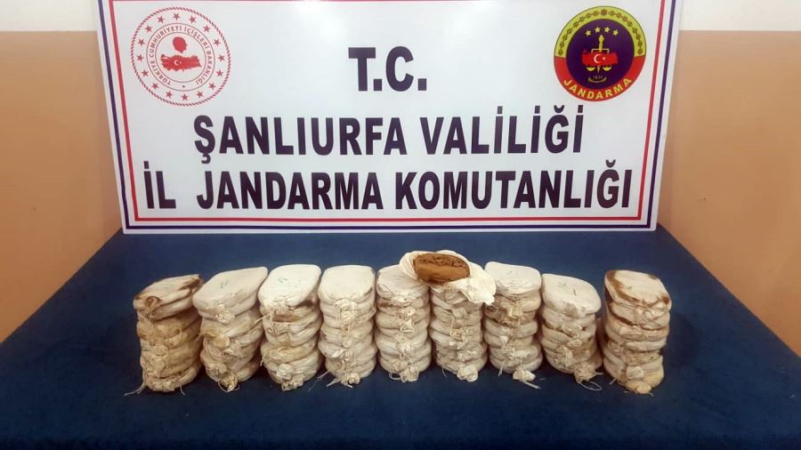 Şanlıurfa’da 10 kilo uyuşturucu ele geçirildi