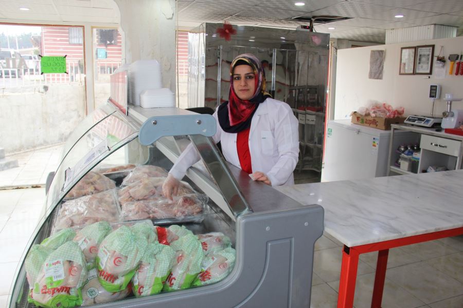 BÜYÜKŞEHİR DESTEK VERDİ, KENDİ İŞ YERİNİ AÇTI