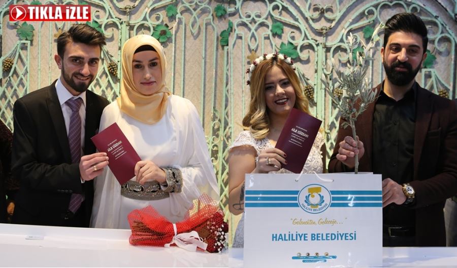 HALİLİYE’DE 14 ŞUBAT’TA 35 ÇİFTİN NİKAHI KIYILDI