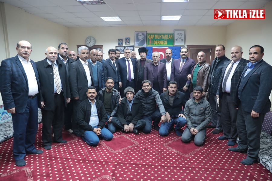 BAŞKAN BEYAZGÜL, MUHTAR BULUŞMALARINI DEVAM ETTİRİYOR