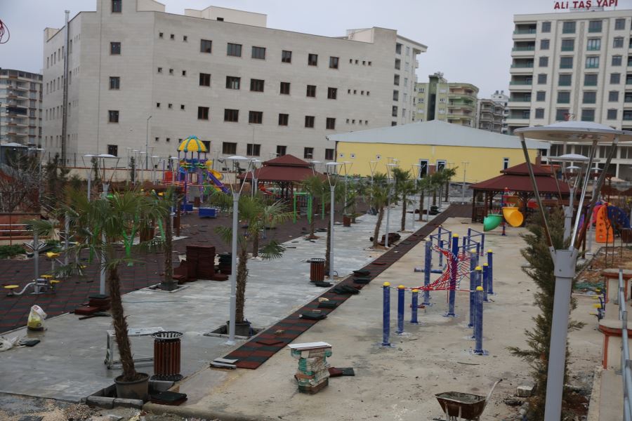 ENGELSİZ PARK’TA ÇALIŞMALAR SONA GELİNDİ