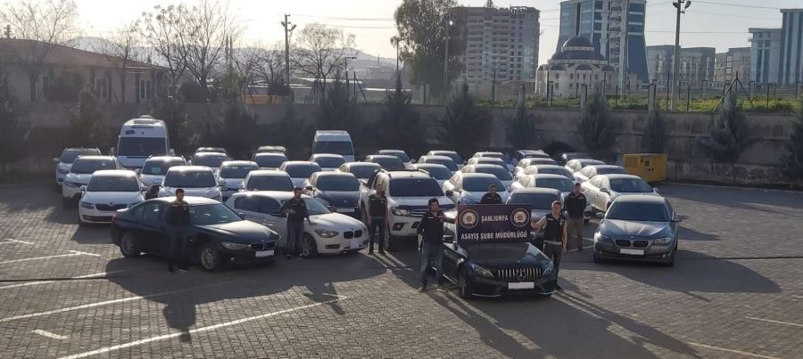 Şanlıurfa merkezli oto hırsızlığı: 15 tutuklama