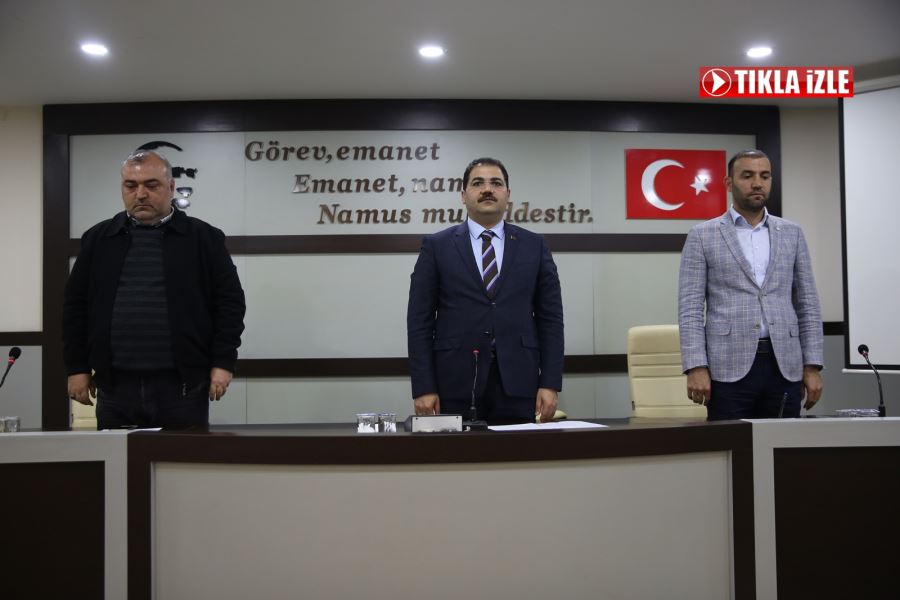 HALİLİYE BELEDİYE MECLİSİ ŞEHİTLERİ ANDI
