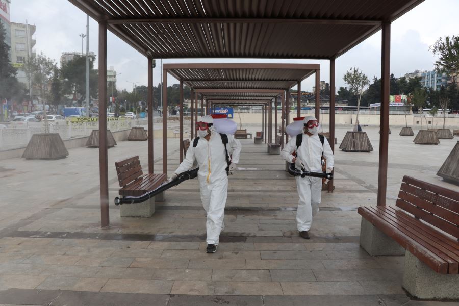 ŞANLIURFA ADIM ADIM DEZENFEKTE EDİLİYOR