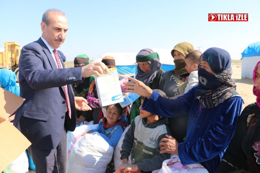 BAŞKAN YALÇINKAYA’DAN SINIR ÖTESİNE YARDIM ELİ