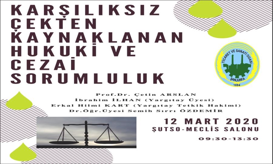 ŞUTSO SEMPOZYUM DÜZENLENECEK