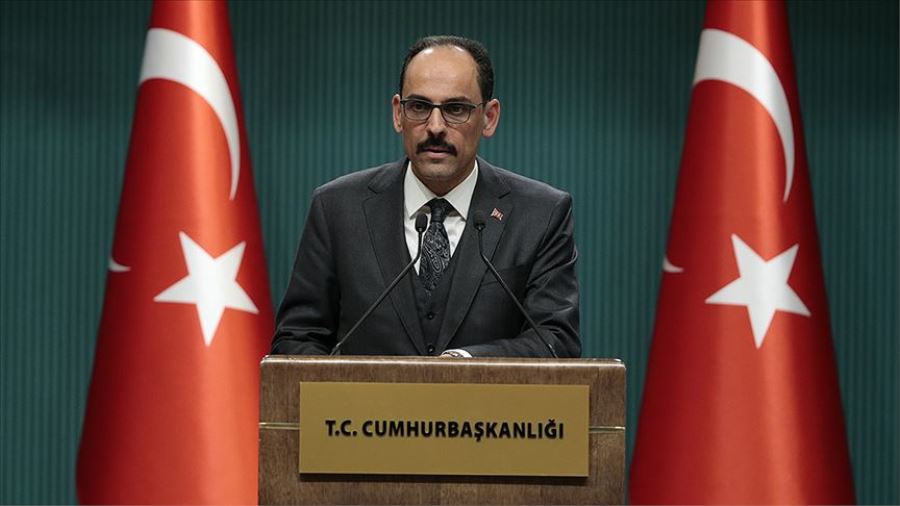 Kalın: İsrail ve Filistin