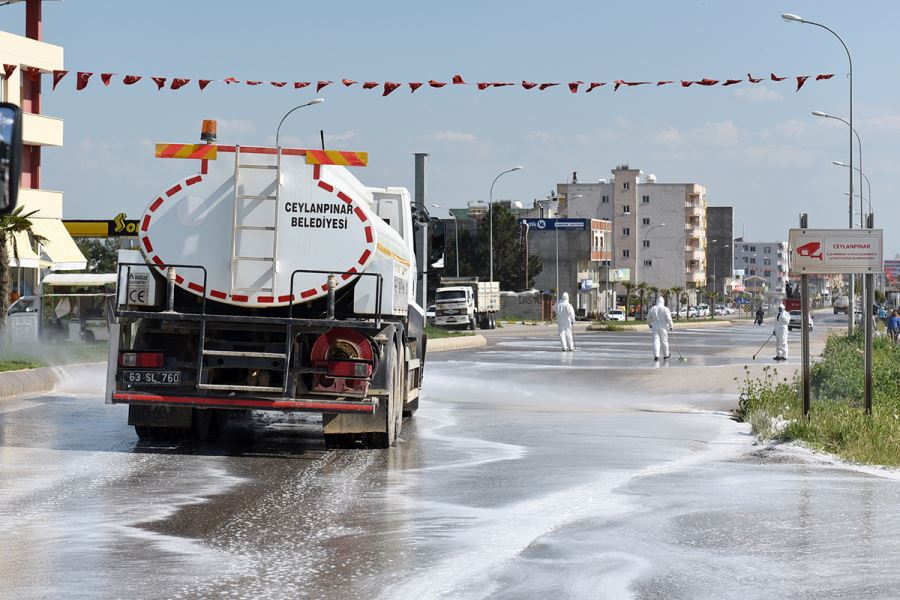 Viranşehir caddesi pırıl pırıl