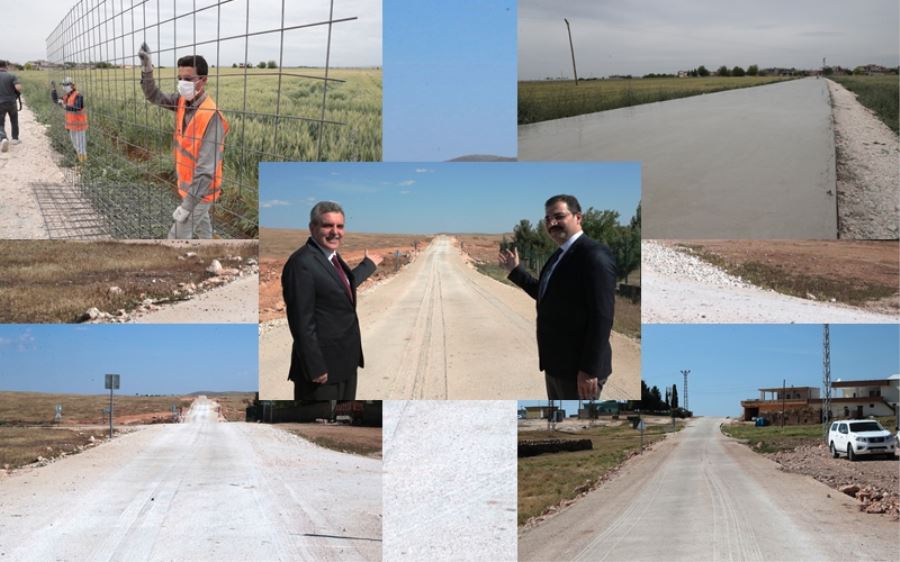 BETON YOL ÇALIŞMASI İLE 20 KIRSAL MAHALLE BİR BİRİNE BAĞLANACAK