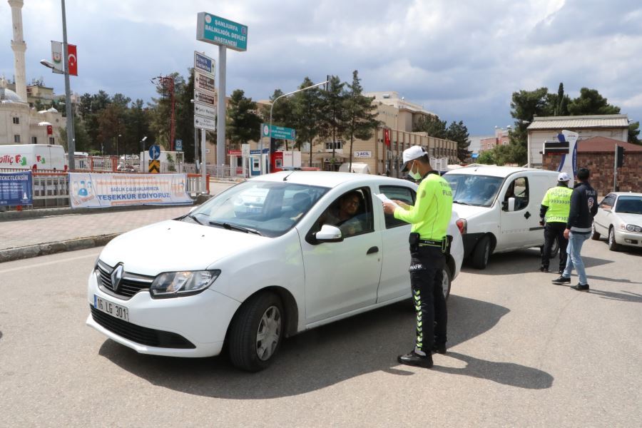 Şanlıurfa’da kısıtlama kurallarına uymayan 74 kişiye ceza