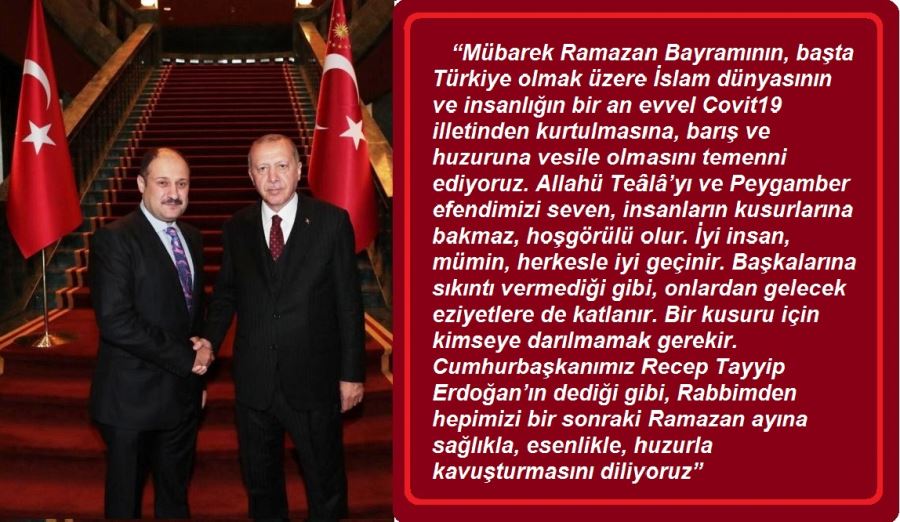  Mehmet Kasım Gülpınar’dan Ramazan Bayramı mesajı