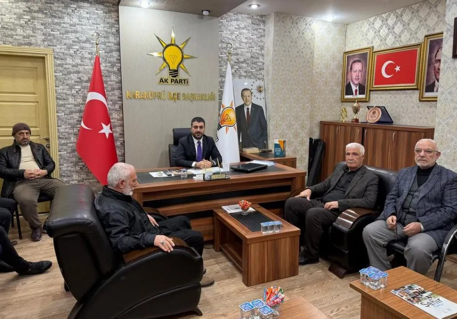 AK PARTİ KARAKÖPRÜ İLÇE BAŞKANI ORHAN ÇELİK GÖREVİNE BAŞLADI