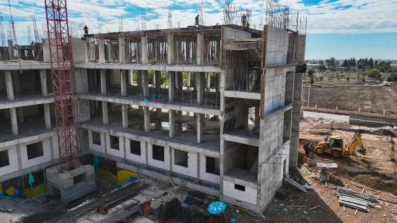 HARRAN’DA HASTANE İNŞAATINDA ÇALIŞMALAR TÜM HIZIYLA SÜRÜYOR