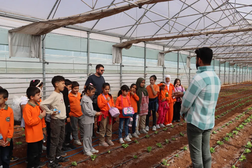 ŞANLIURFA’DA ÖĞRENCİLER DOĞA VE TARIMLA BULUŞUYOR