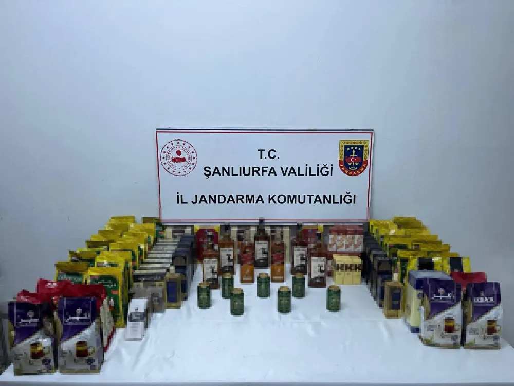 ŞANLIURFA’DA BİN 960 PAKET KAÇAK SİGARA ELE GEÇİRİLDİ