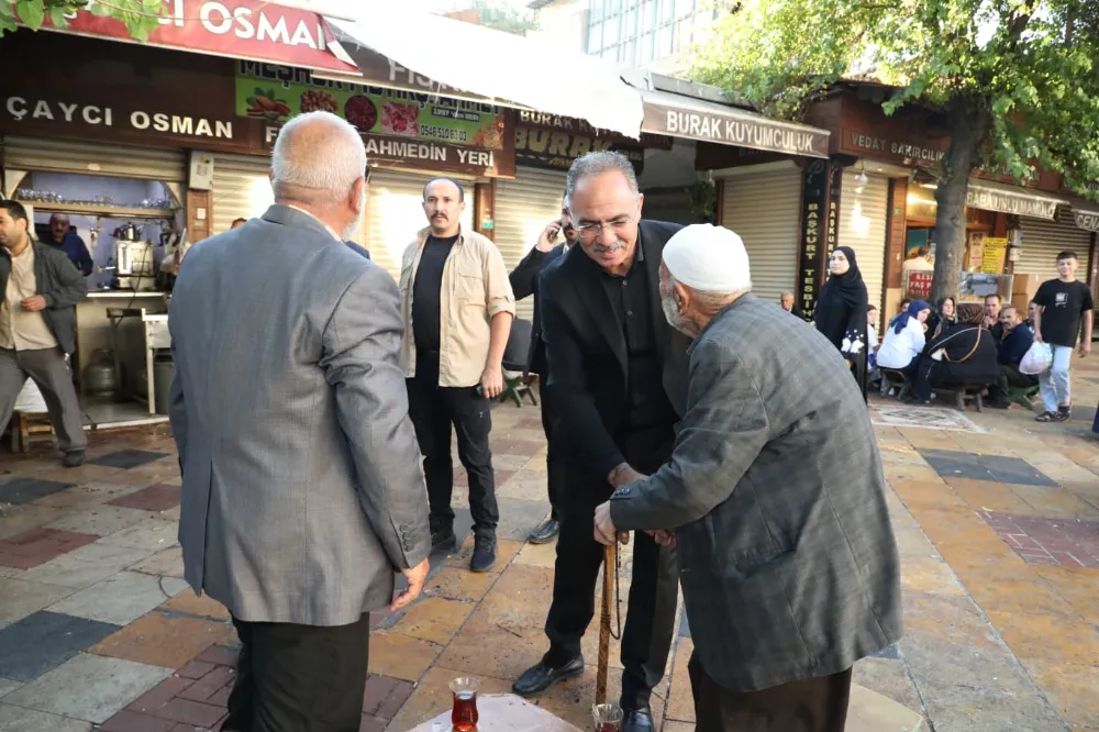 BAŞKAN KUŞ HAFTAYA ESNAF ZİYARETİYLE BAŞLADI