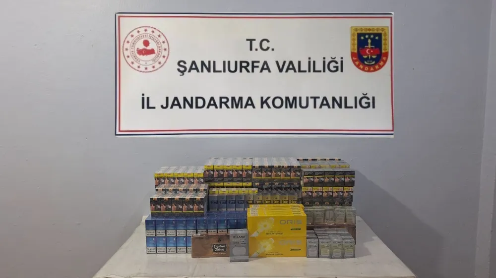 ŞANLIURFA’DA GÜMRÜK KAÇAĞI 2 BİN 370 PAKET SİGARA ELE GEÇİRİLDİ