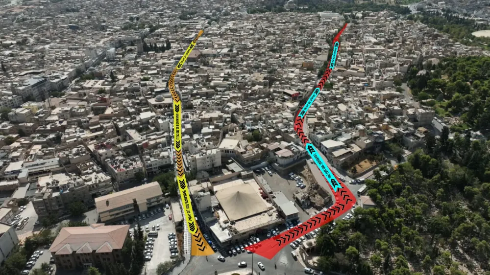 ŞANLIURFA’DA DİVANYOLU TRAFİĞE KAPANIYOR, YENİ TRAFİK DÜZENİ BAŞLIYOR
