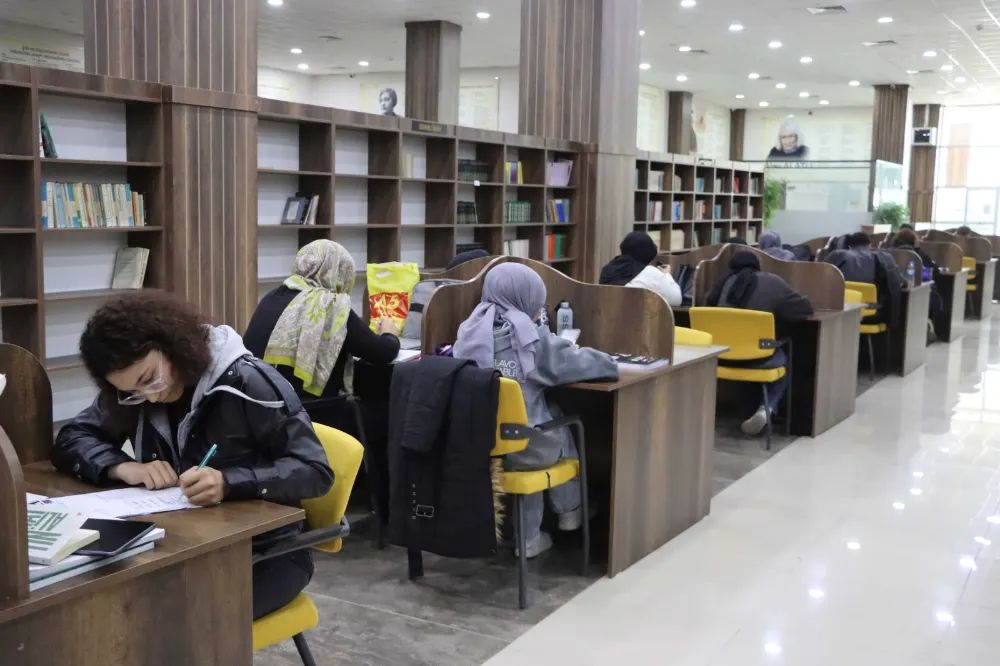 KARAKÖPRÜ BELEDİYESİ SINAVLARA HAZIRLANAN ÖĞRENCİLERE YUVA OLUYOR