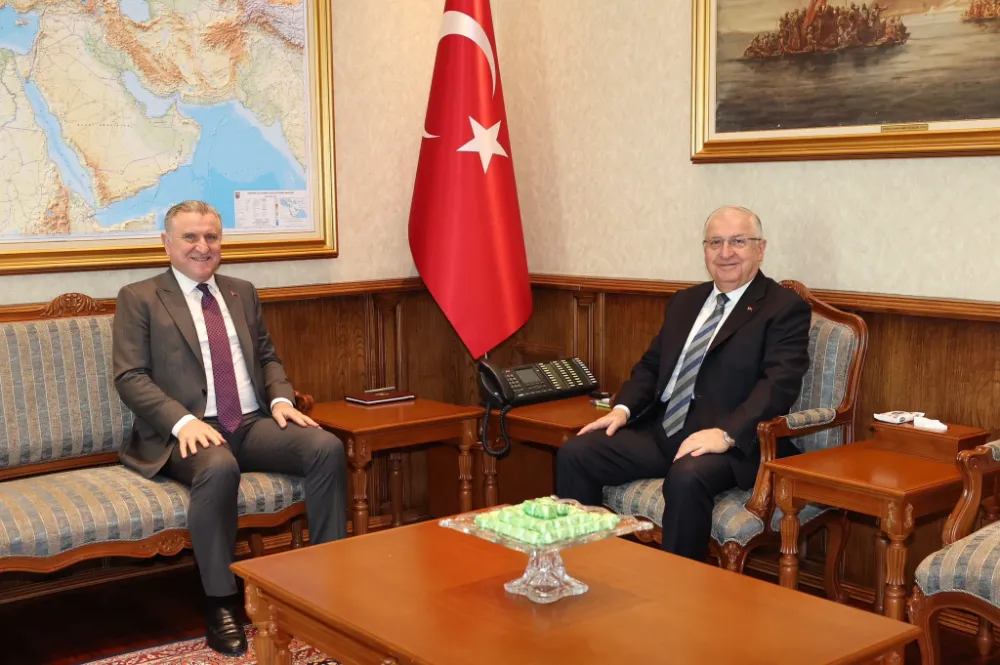 BAKAN GÜLER, BAKAN BAK İLE GÖRÜŞTÜ