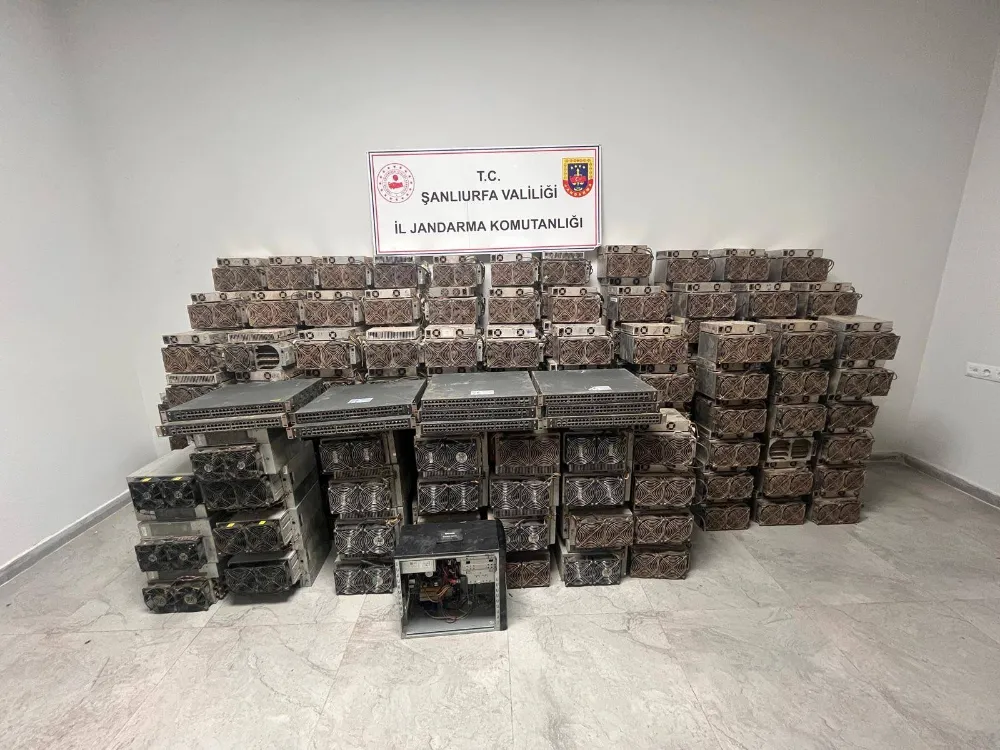 ŞANLIURFA’DA KAÇAK KRİPTO MADENCİLİĞİ OPERASYONU