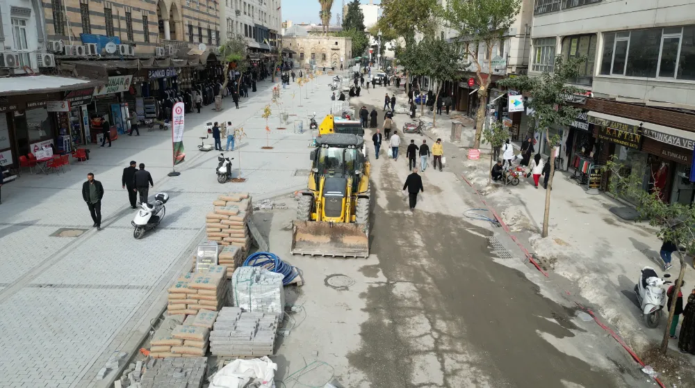 ŞANLIURFA’DA DİVANYOLU MODERN BİR GÖRÜNÜME KAVUŞUYOR