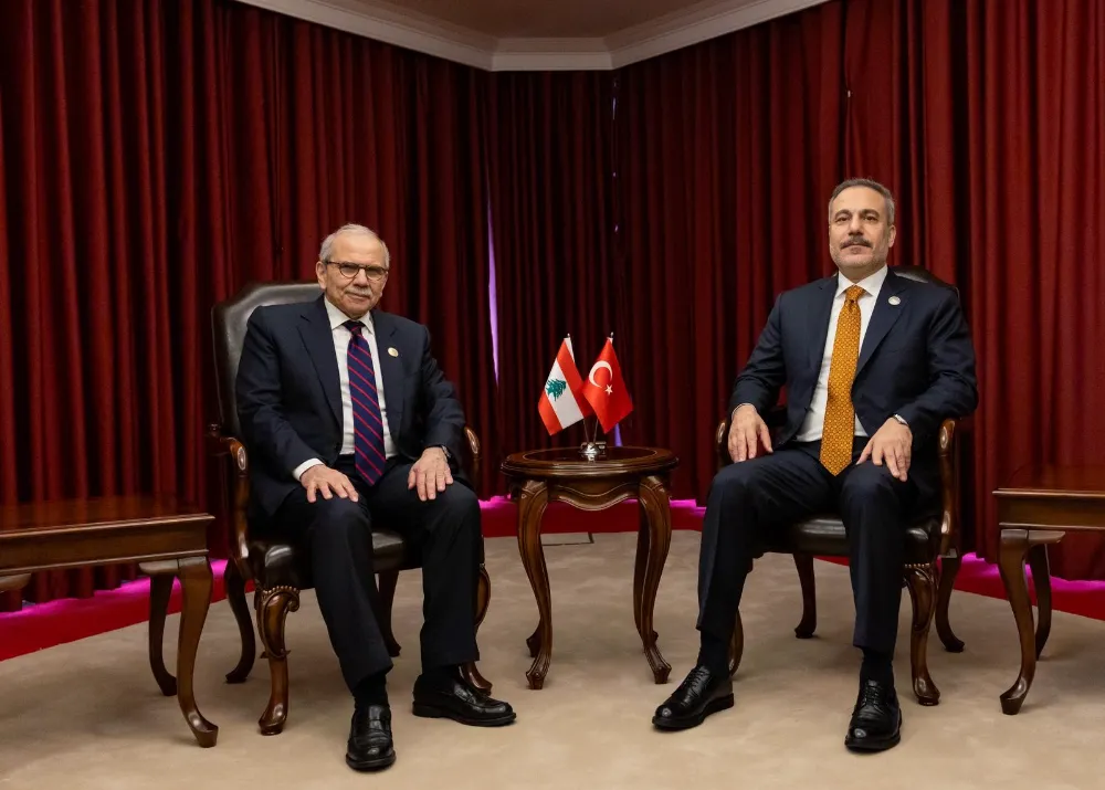 DIŞİŞLERİ BAKANI FİDAN, LÜBNAN BAŞBAKANI SALAM İLE GÖRÜŞTÜ