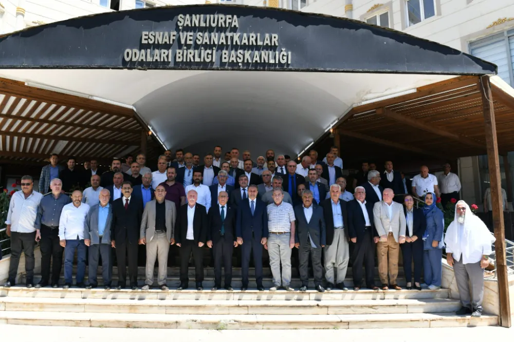 VALİ ŞILDAK, ESNAF VE ODA BAŞKANLARI İLE BULUŞTU