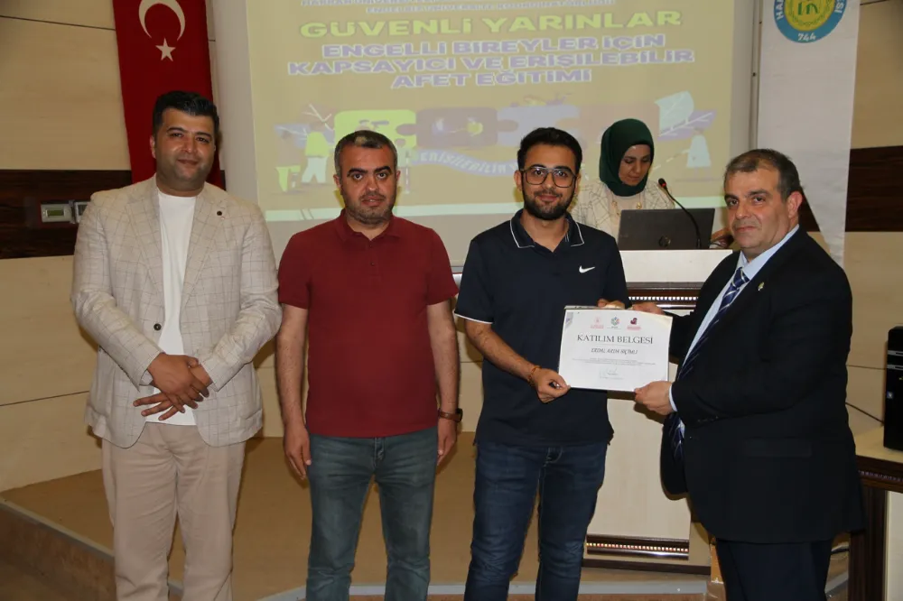 Güvenli Yarınlar İçin Erişilebilir Afet Eğitimi Kapanış Etkinliği Gerçekleştirildi