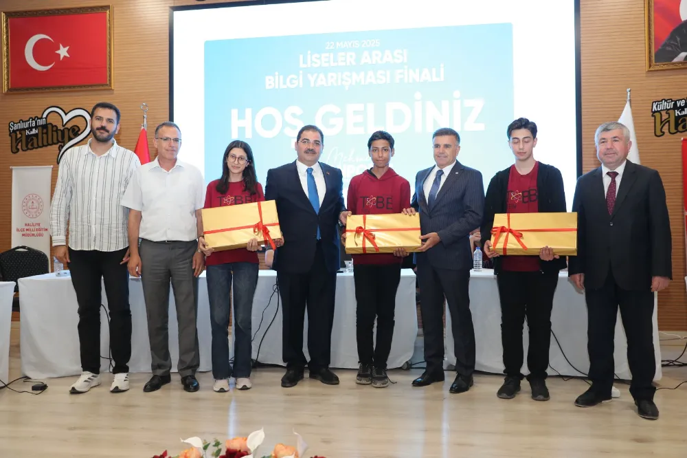 HALİLİYE’DE BİLGİ YARIŞMASI FİNALİ GERÇEKLEŞTİRİLDİ