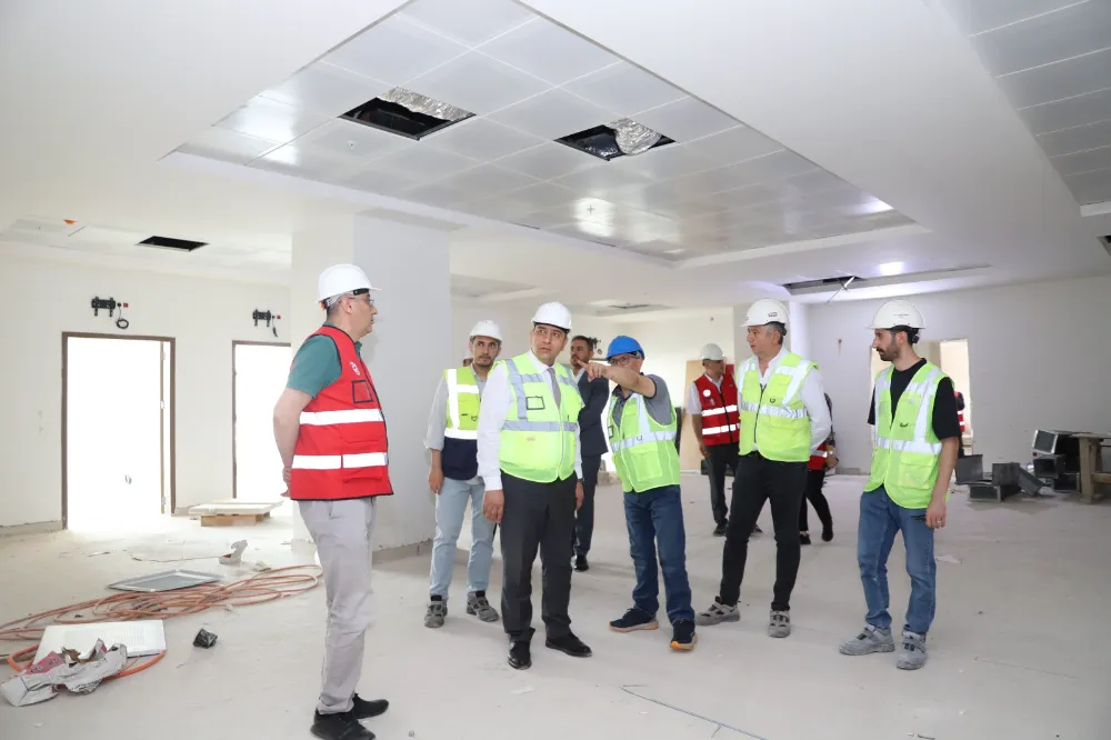 İL SAĞLIK MÜDÜRÜ DOÇ. DR. ABDULLAH SOLMAZ’DAN ŞANLIURFA ŞEHİR HASTANESİ’NE İNCELEME ZİYARETİ