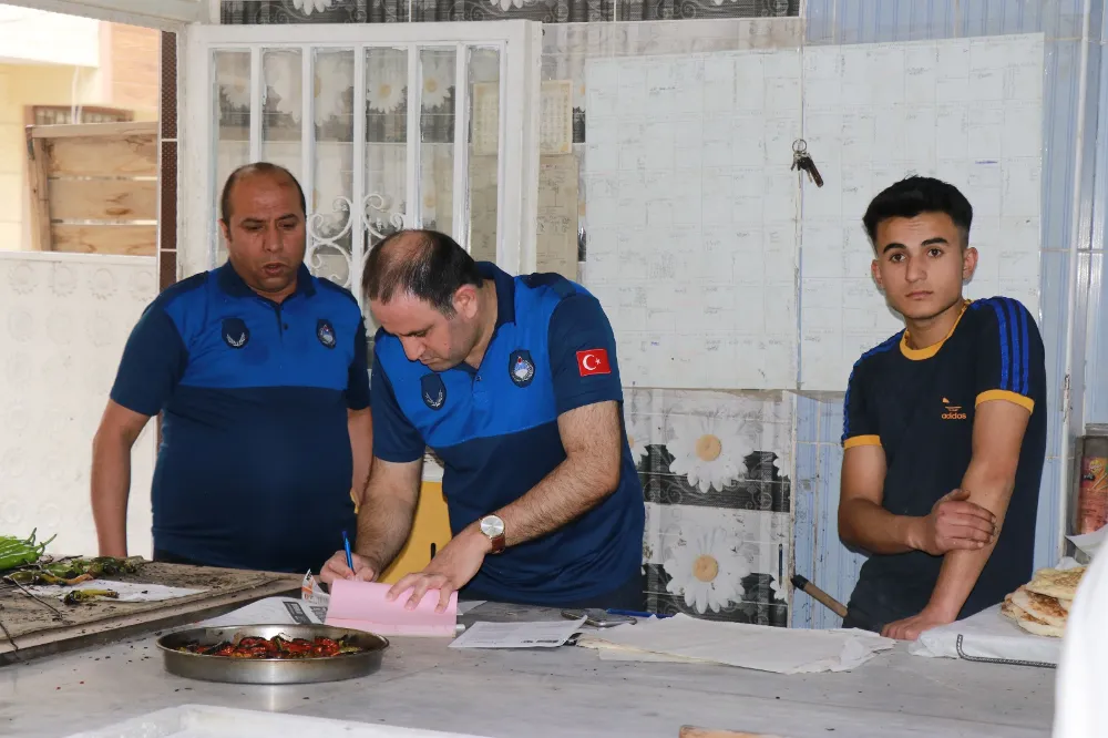HALİLİYE ZABITASINDAN PİDE FIRINLARINA BACA DENETİMİ