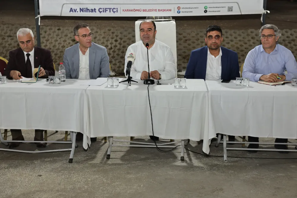 KARAKÖPRÜ’DE HALK GÜNÜ BULUŞMALARI BAŞLADI