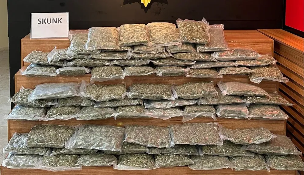 ŞANLIURFA’DA 35 KİLO 250 GRAM UYUŞTURUCU ELE GEÇİRİLDİ