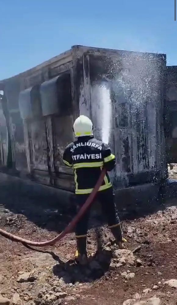  VİRANŞEHİR’DE TRAFO ALEV ALEV YANDI