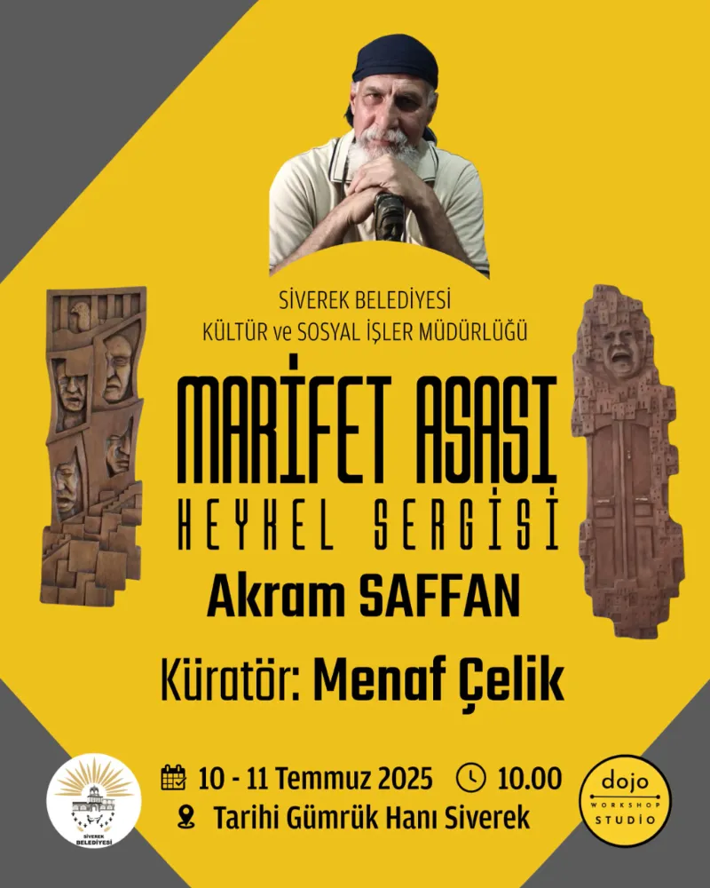 Siverek Belediyesi’nden “Marifet Asası Heykel Sergisi”