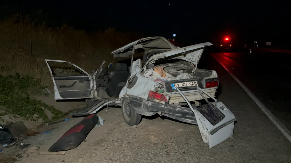 ADIYAMAN’DA OTOMOBİL TAKLA ATTI 1’İ AĞIR 4 YARALI