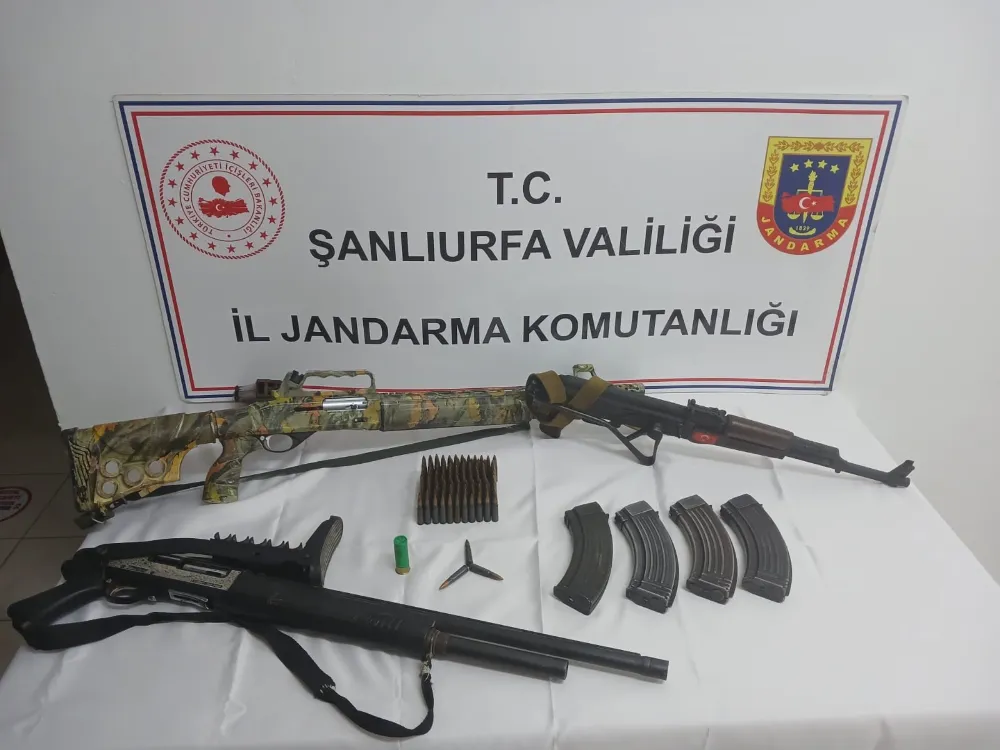 ŞANLIURFA’DA RUHSATSIZ SİLAH OPERASYONU: 7 ŞÜPHELİ GÖZALTINDA 
