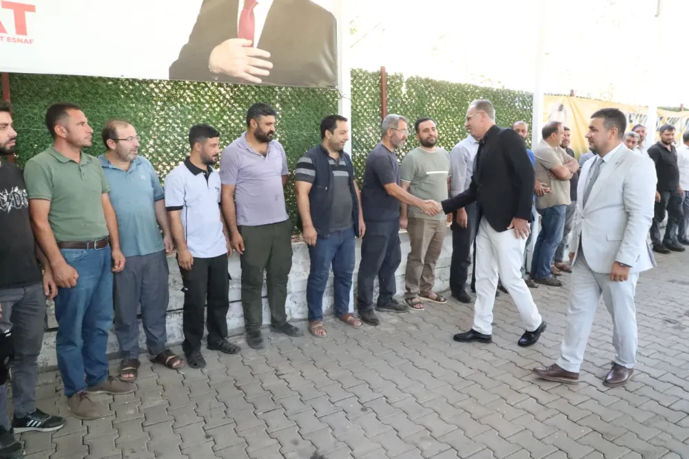 BAŞKAN KUŞ EVREN SANAYİ ESNAFIYLA BULUŞTU