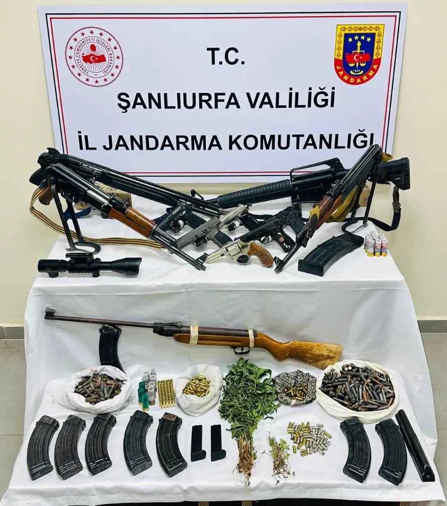 ŞANLIURFA’DA SİLAH KAÇAKÇILIĞI OPERASYONU: 7 GÖZALTI