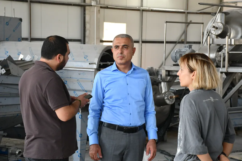 SİVEREK’TE SALÇA FABRİKASININ YAPIMI DEVAM EDİYOR