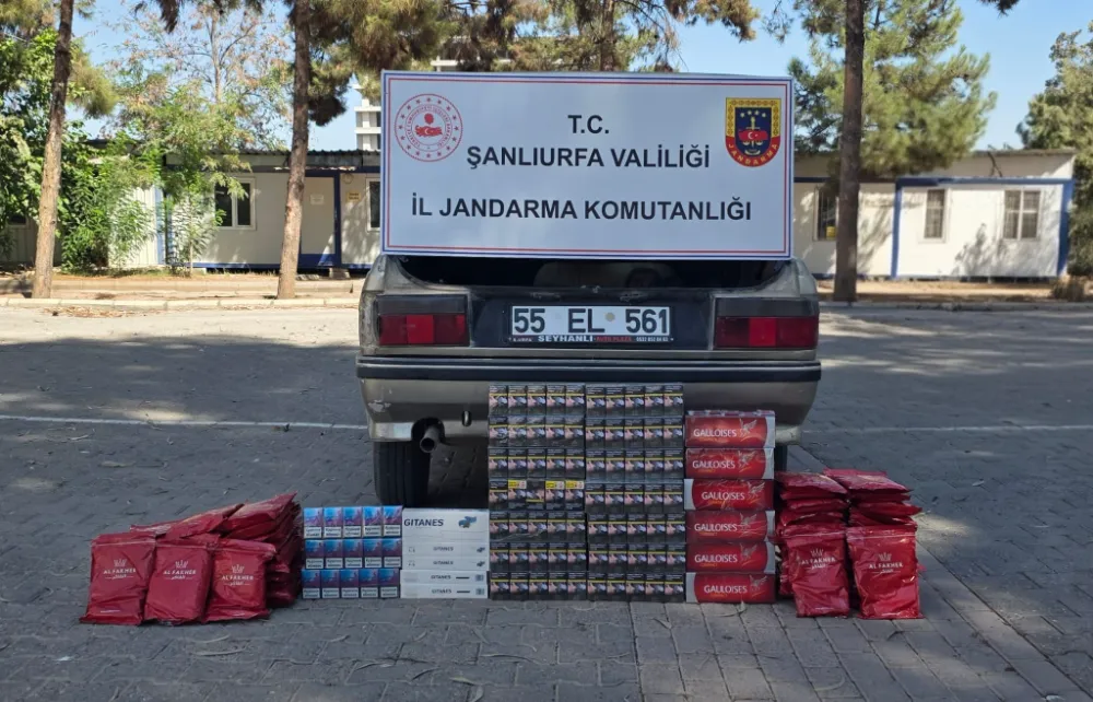 OTOMOBİLDEN KAÇAK SİGARA ÇIKTI