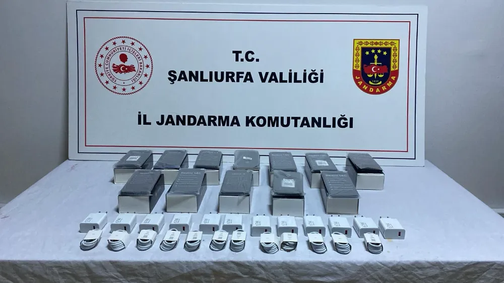ŞANLIURFA’DA KAÇAK CEP TELEFONU OPERASYONU